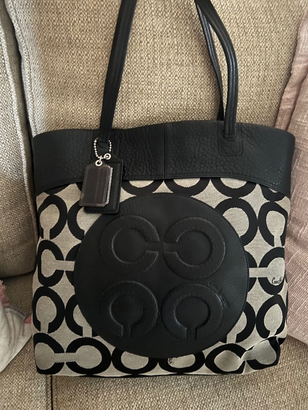 COACH Op Art Signature Bag~Style 15013